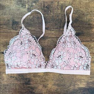 Sam Edelman Pink Lace Bralette